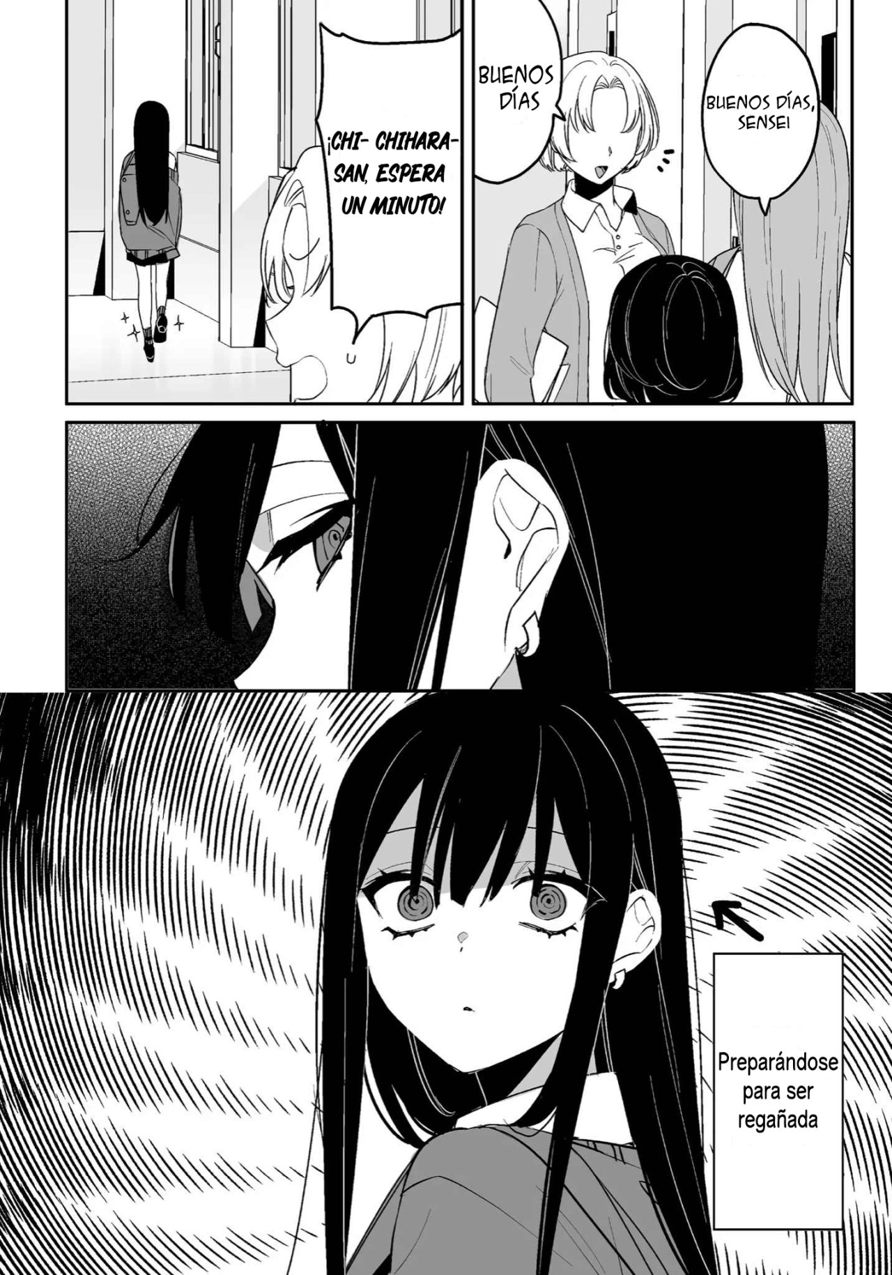 Esa chica es linda... ¿pero peligrosa? Capitulo 8: ¿Todo va sin contratiempos, Chihara-san? página 8