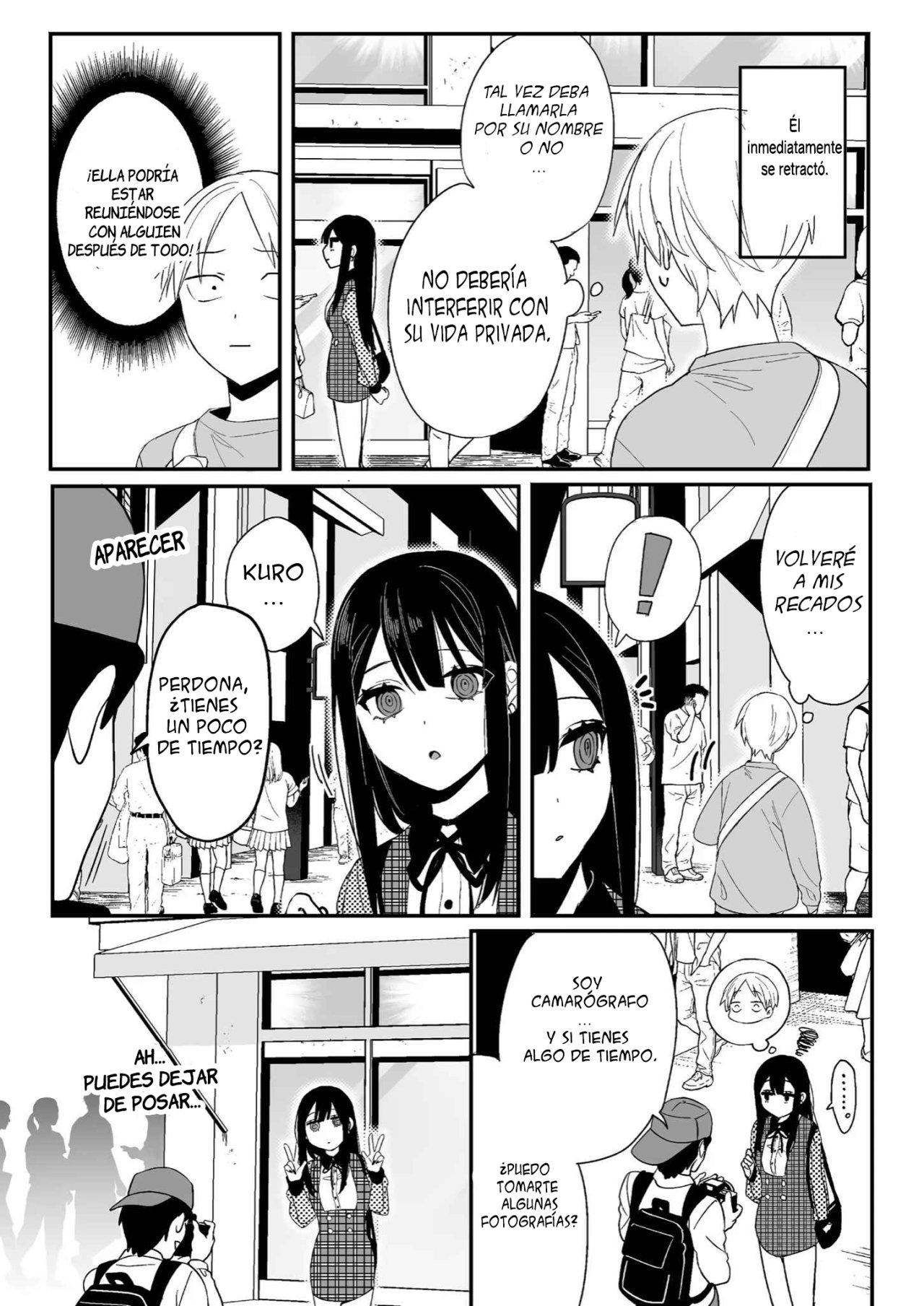 Esa chica es linda... ¿pero peligrosa? Capitulo 9: ¿Acabamos de pasar por el lado del otro, Chihara-san? página 10