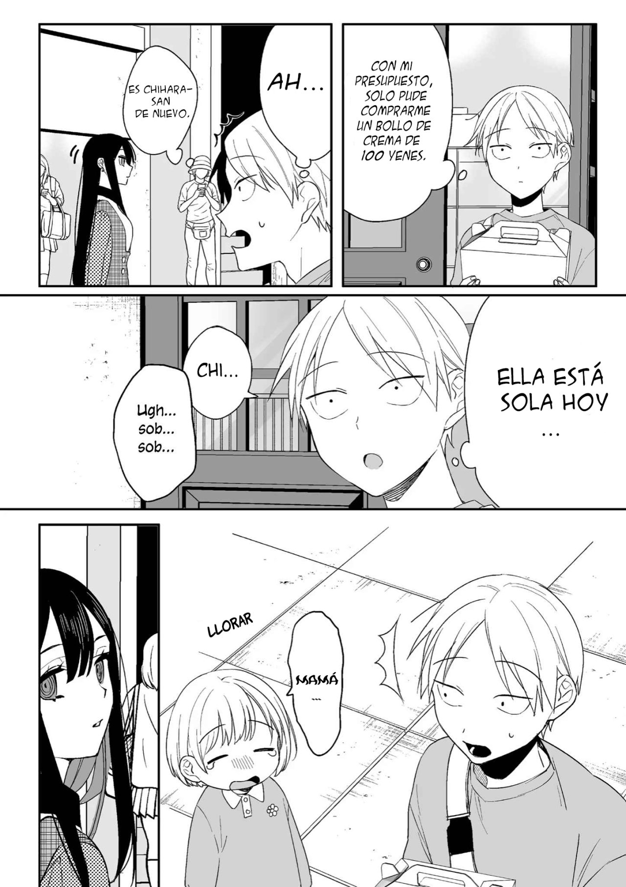 Esa chica es linda... ¿pero peligrosa? Capitulo 9: ¿Acabamos de pasar por el lado del otro, Chihara-san? página 11