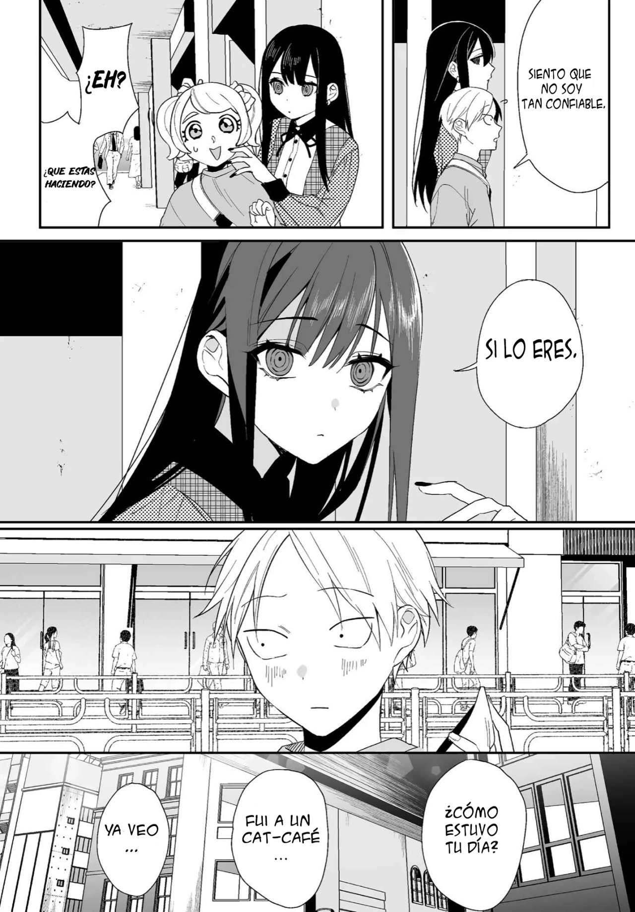 Esa chica es linda... ¿pero peligrosa? Capitulo 9: ¿Acabamos de pasar por el lado del otro, Chihara-san? página 15
