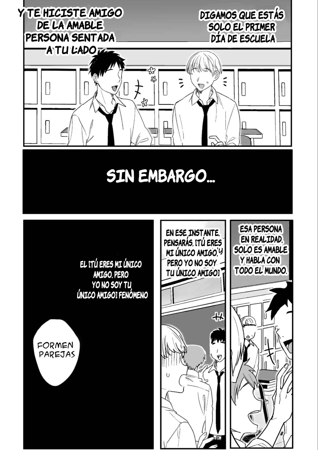 Esa chica es linda... ¿pero peligrosa? Capitulo 9: ¿Acabamos de pasar por el lado del otro, Chihara-san? página 4