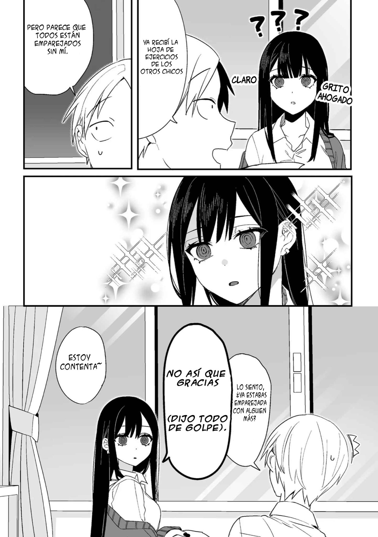 Esa chica es linda... ¿pero peligrosa? Capitulo 9: ¿Acabamos de pasar por el lado del otro, Chihara-san? página 7