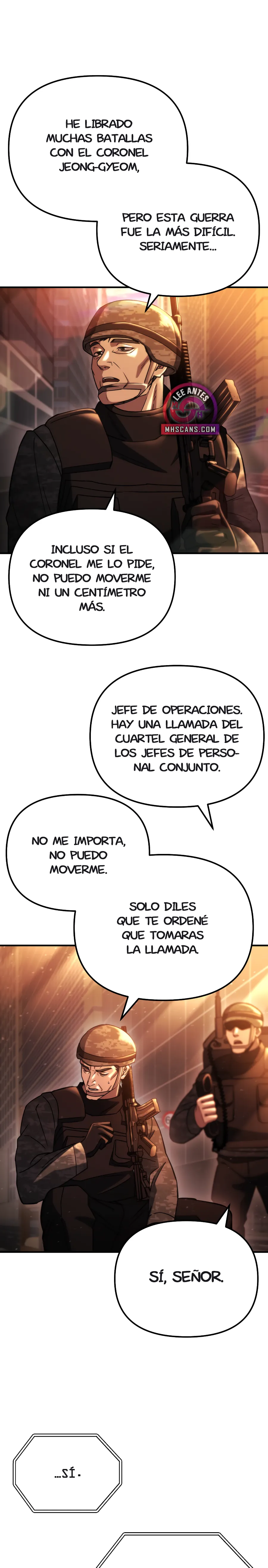 Oculto el centro de logística en el apocalipsis Capitulo 74 página 36