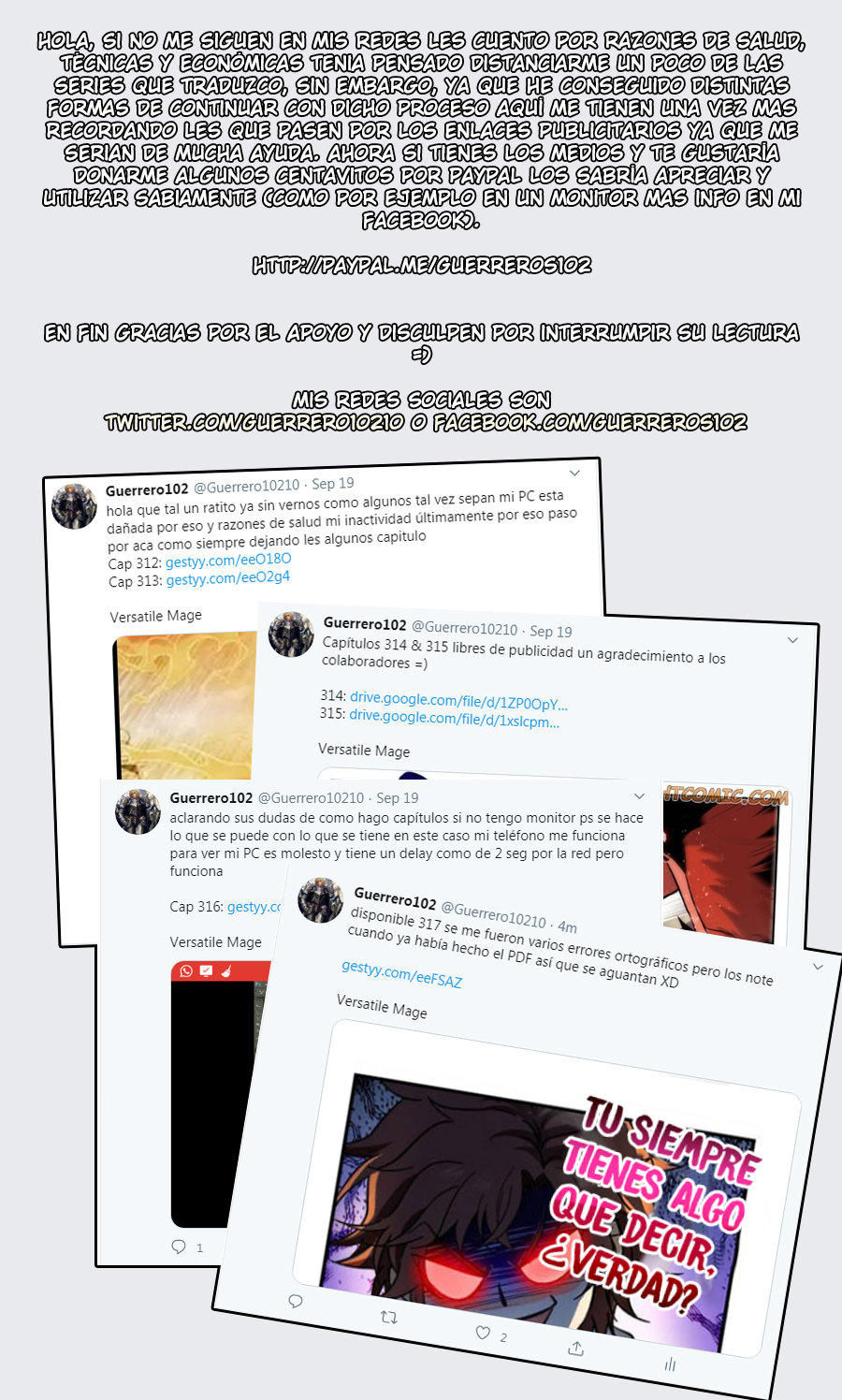 Versatile Mage Capitulo 311 página 14
