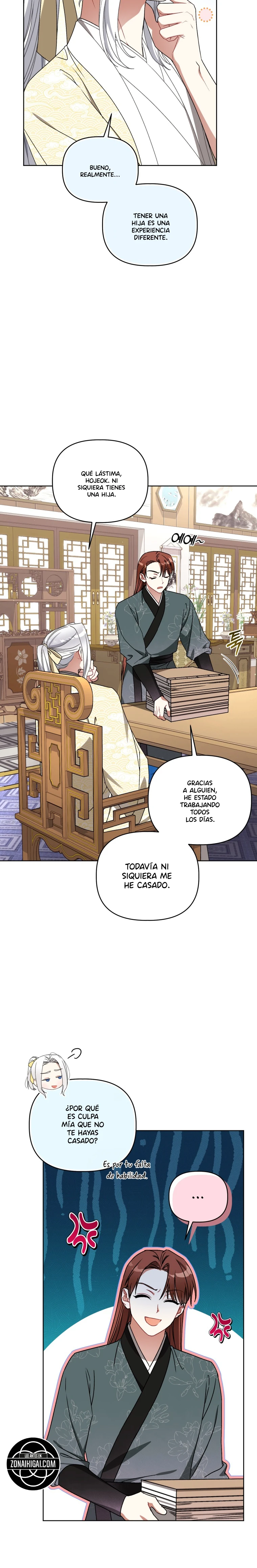 La Bebé Bola De Algodón De La Familia Del Tigre Blanco Capitulo 25 página 8