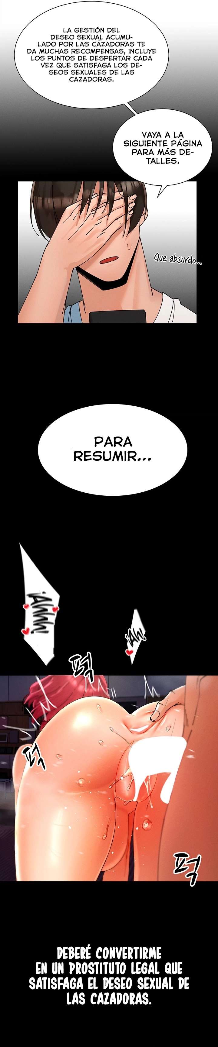 Si Te Comes A Una Cazadora, El Personaje Principal Se Vuelve Mas Fuerte Capitulo 1 página 31