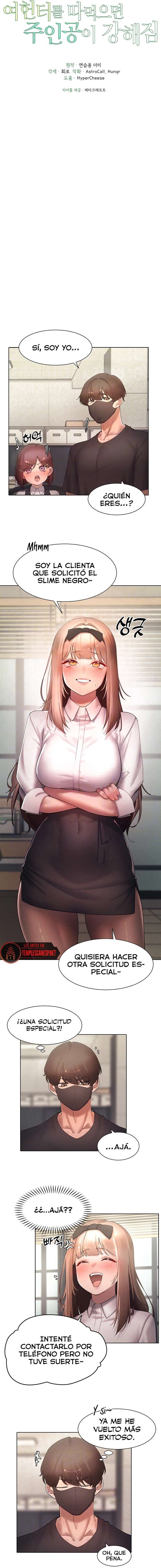 Si Te Comes A Una Cazadora, El Personaje Principal Se Vuelve Mas Fuerte Capitulo 40 página 2
