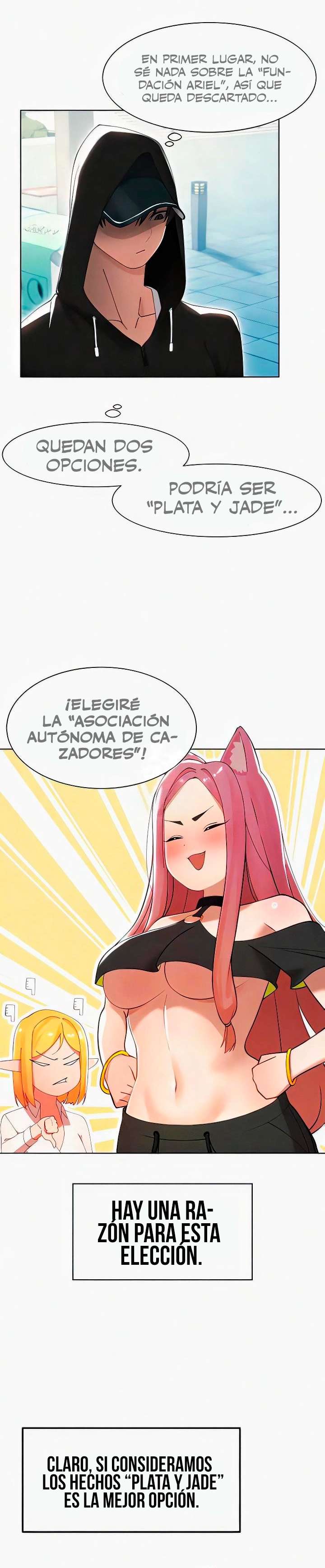 Si Te Comes A Una Cazadora, El Personaje Principal Se Vuelve Mas Fuerte Capitulo 5 página 3