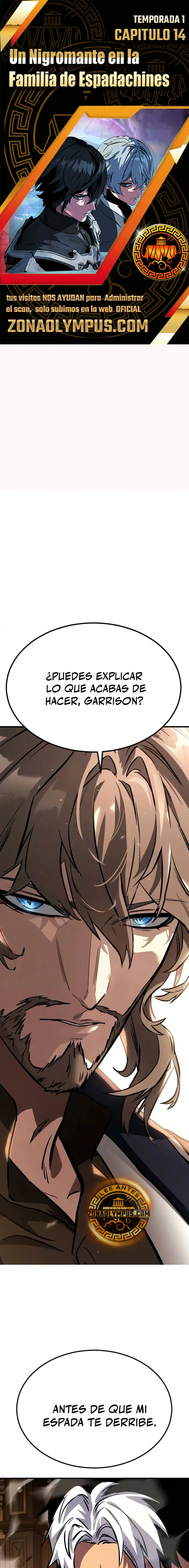 Un Nigromante en la familia de espadachines Capitulo 14 página 2