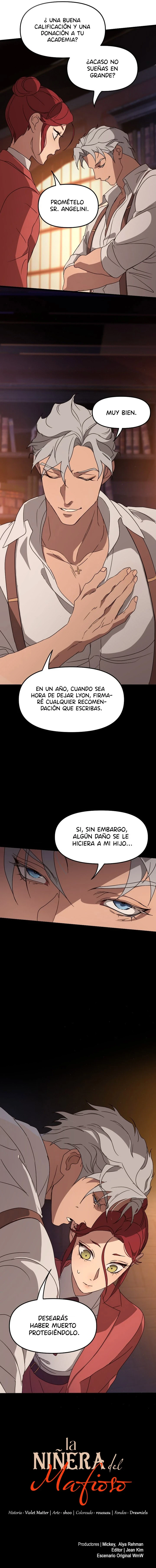 La niñera del jefe de la mafia Capitulo 4 página 11