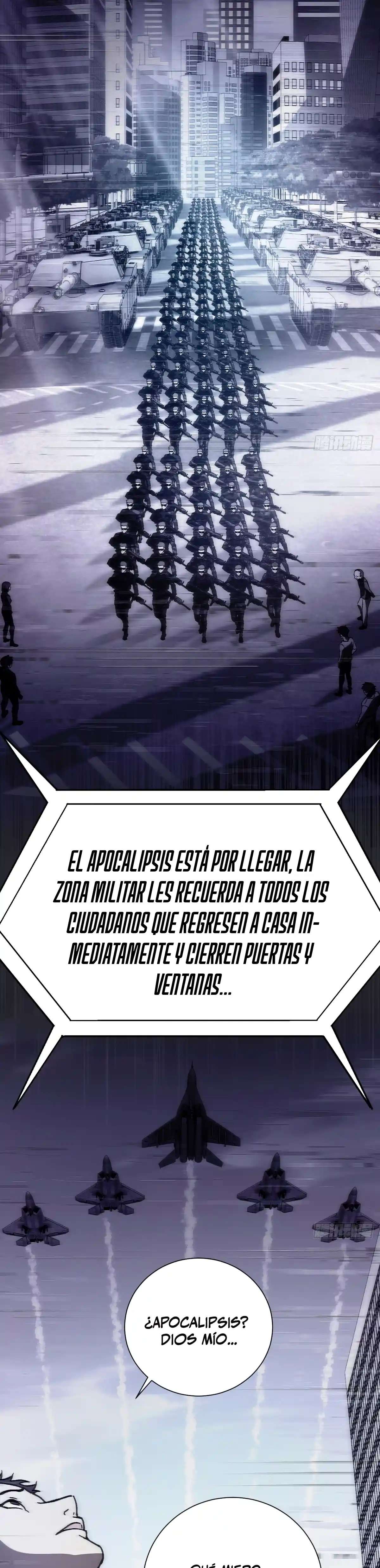¡El descenso de la anomalía! Iniciando como un NPC en el fin del Mundo Capitulo 1 página 25