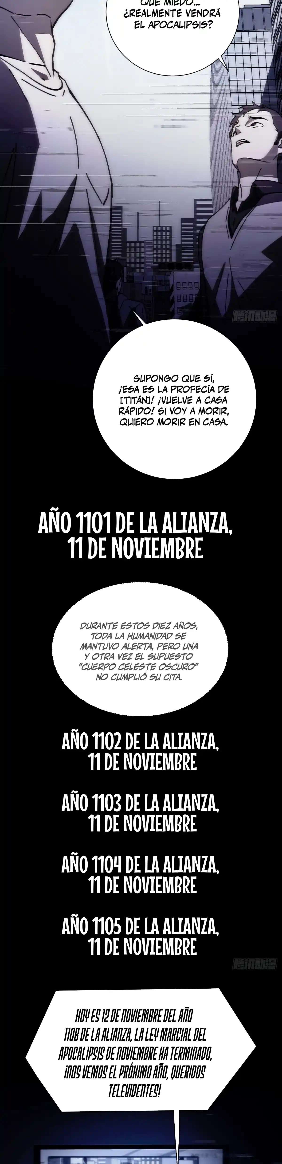 ¡El descenso de la anomalía! Iniciando como un NPC en el fin del Mundo Capitulo 1 página 26