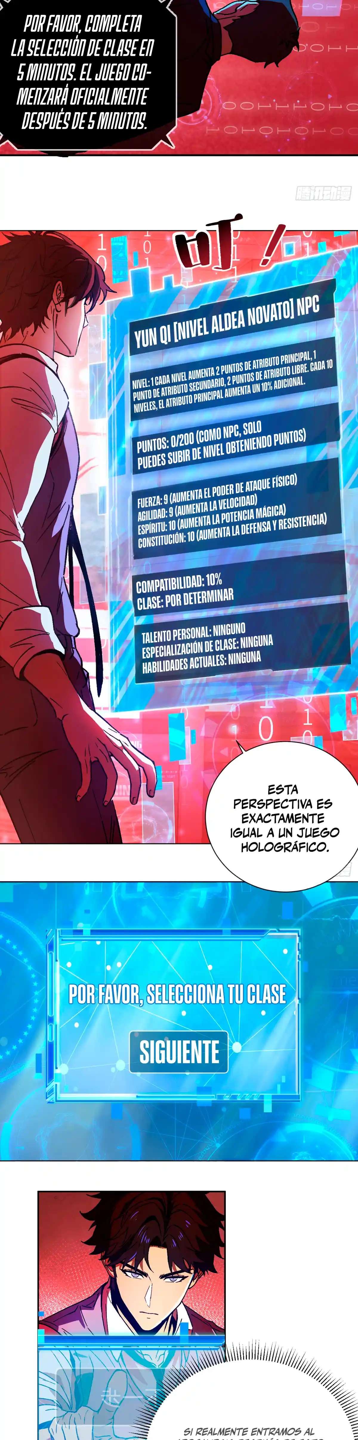 ¡El descenso de la anomalía! Iniciando como un NPC en el fin del Mundo Capitulo 2 página 2