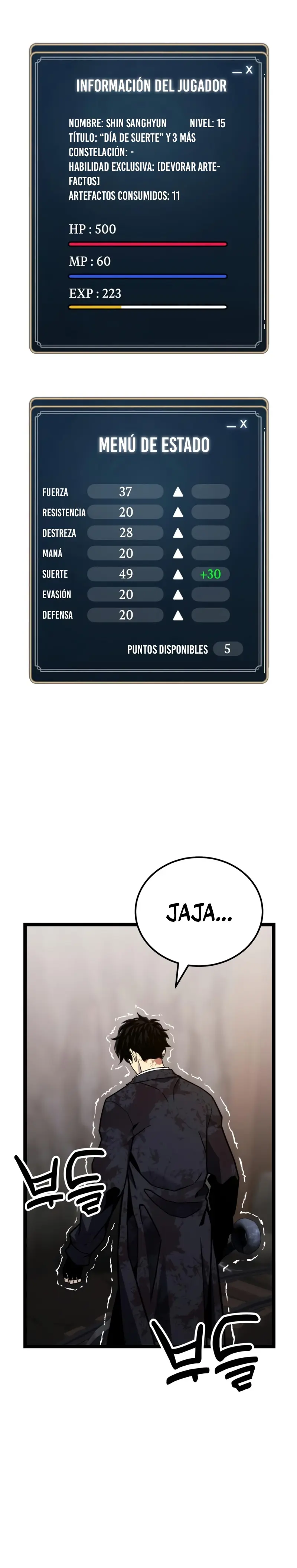 jugador devorador de artefactos Capitulo 6 página 37