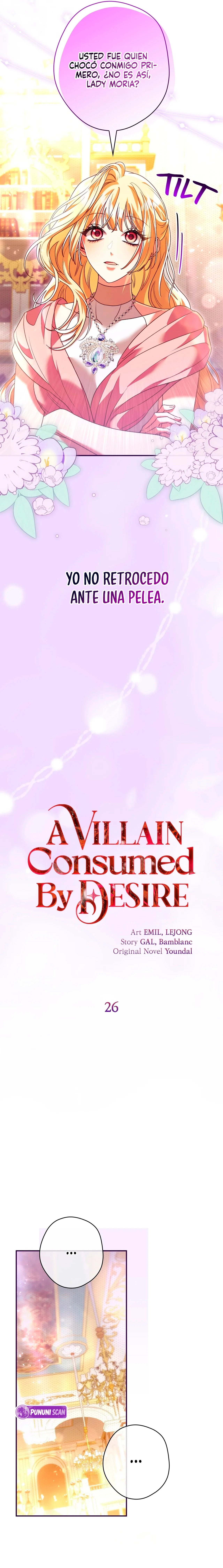 Un villano consumido por el deseo Capitulo 26 página 7