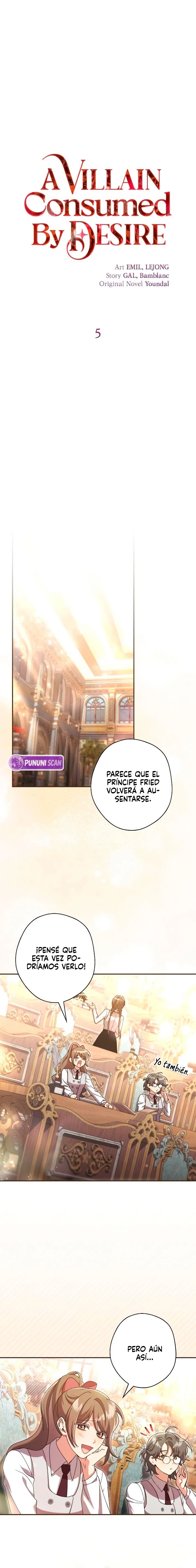 Un villano consumido por el deseo Capitulo 5 página 9