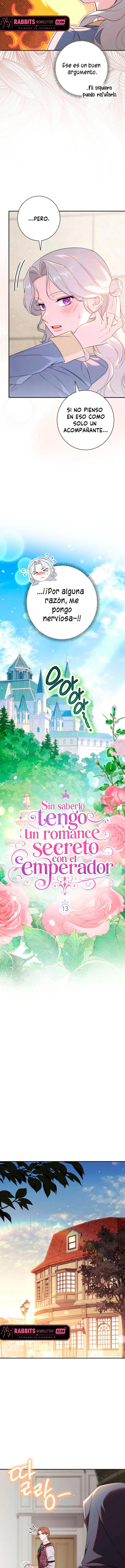 Sin saberlo, tengo un romance secreto con el emperador Capitulo 13 página 3