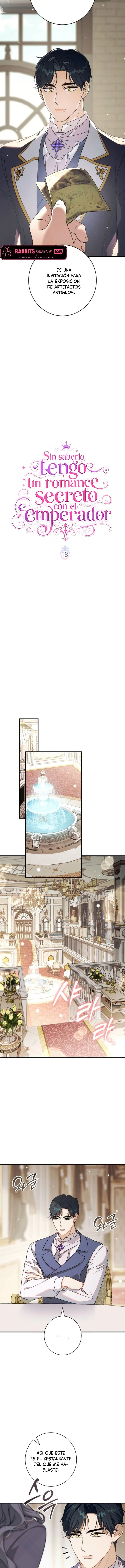 Sin saberlo, tengo un romance secreto con el emperador Capitulo 18 página 3