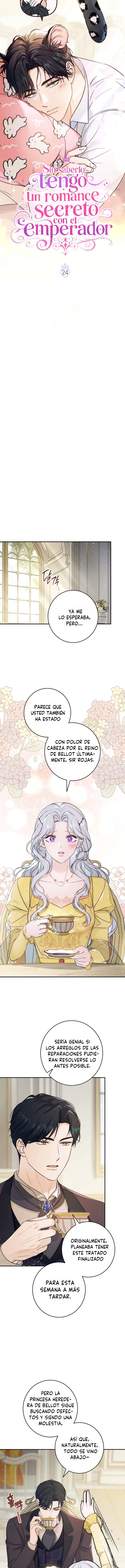 Sin saberlo, tengo un romance secreto con el emperador Capitulo 24 página 5