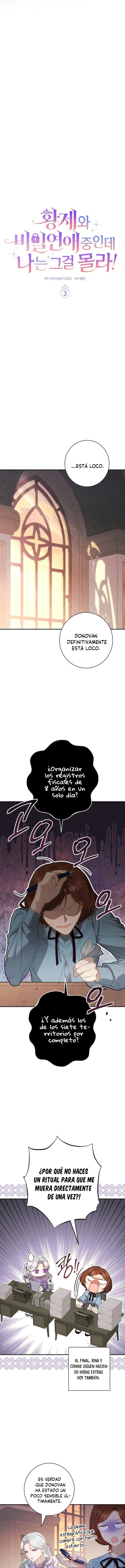 Sin saberlo, tengo un romance secreto con el emperador Capitulo 3 página 5