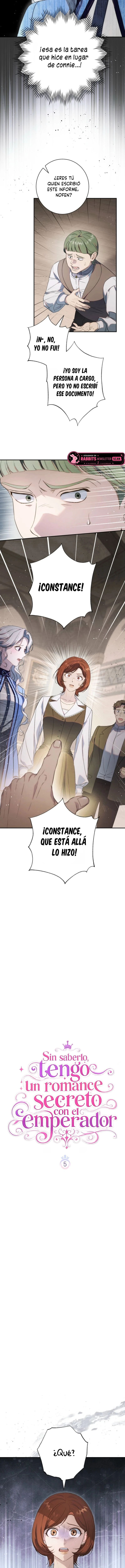 Sin saberlo, tengo un romance secreto con el emperador Capitulo 5 página 5
