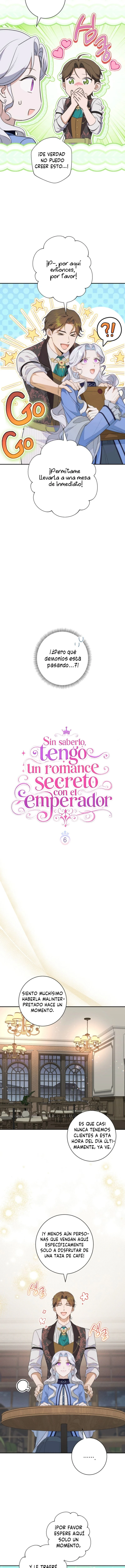 Sin saberlo, tengo un romance secreto con el emperador Capitulo 6 página 3