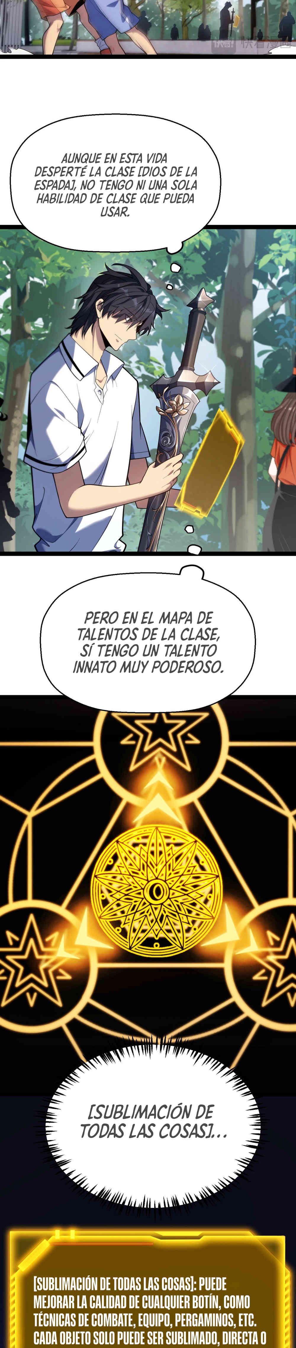 El Dios de la Espada Regresa a la Academia Capitulo 3 página 9