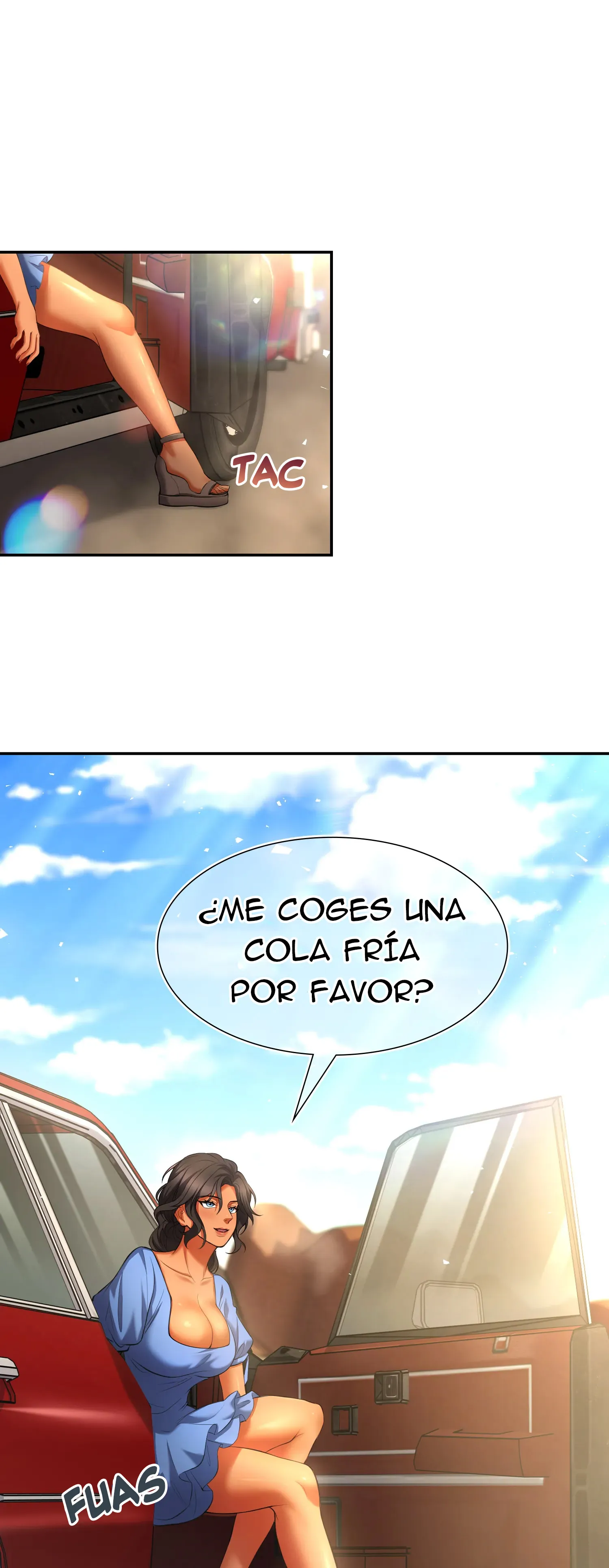 Viaje en el asiento trasero con mi madrastra Capitulo 1 página 16