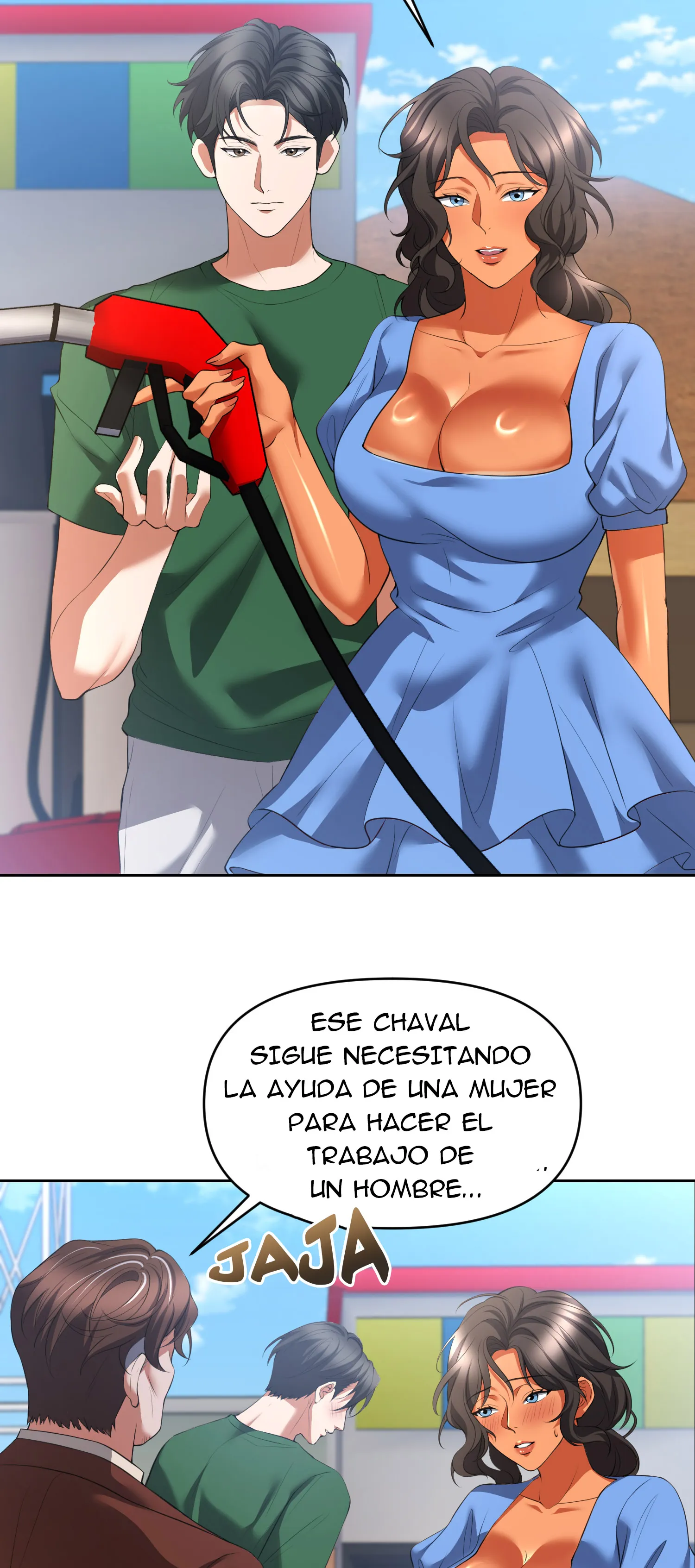 Viaje en el asiento trasero con mi madrastra Capitulo 2 página 2