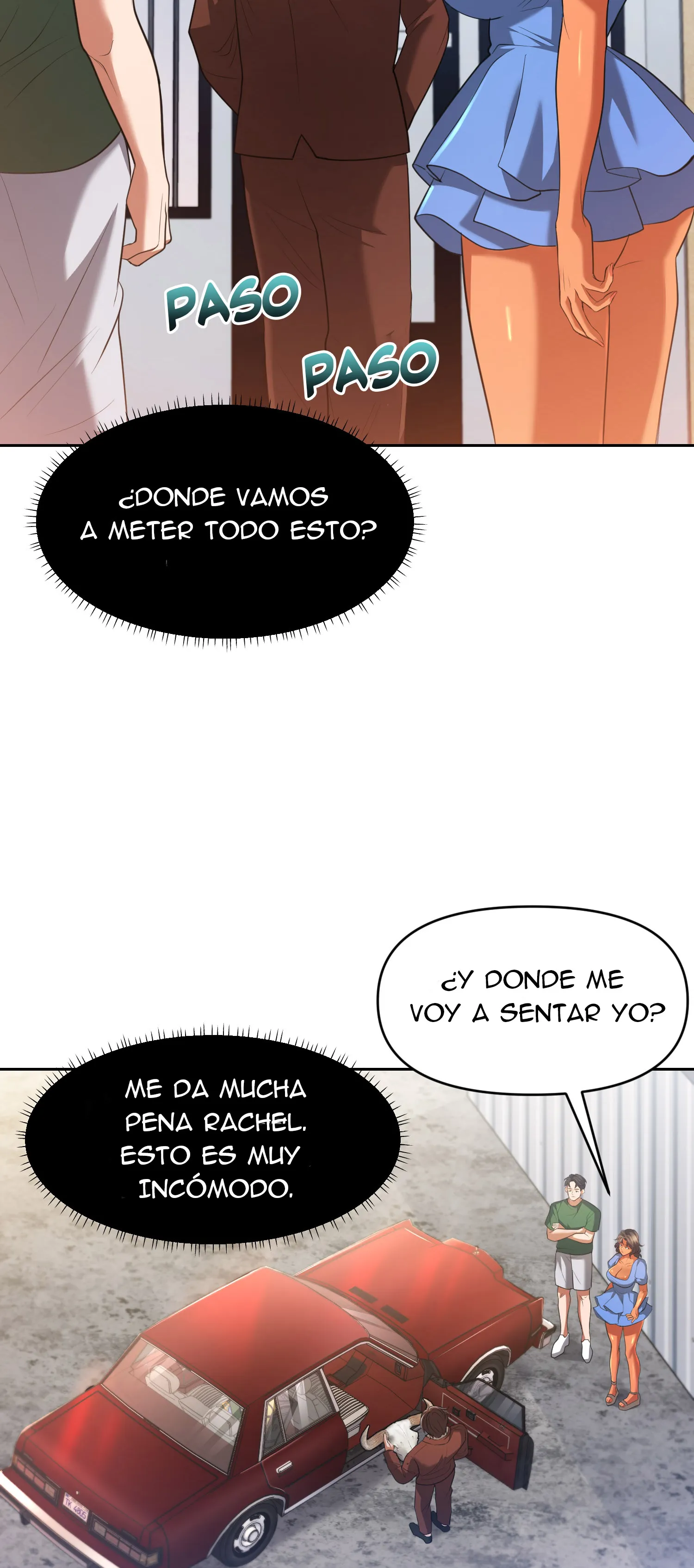 Viaje en el asiento trasero con mi madrastra Capitulo 2 página 33