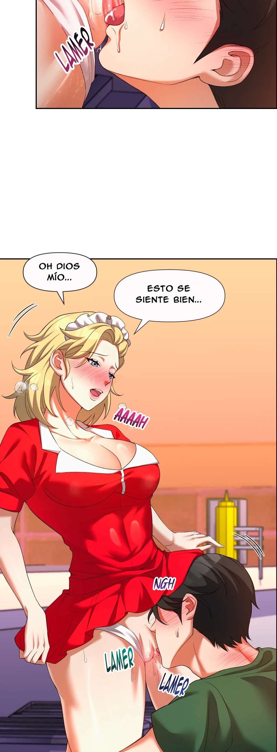 Viaje en el asiento trasero con mi madrastra Capitulo 7 página 11