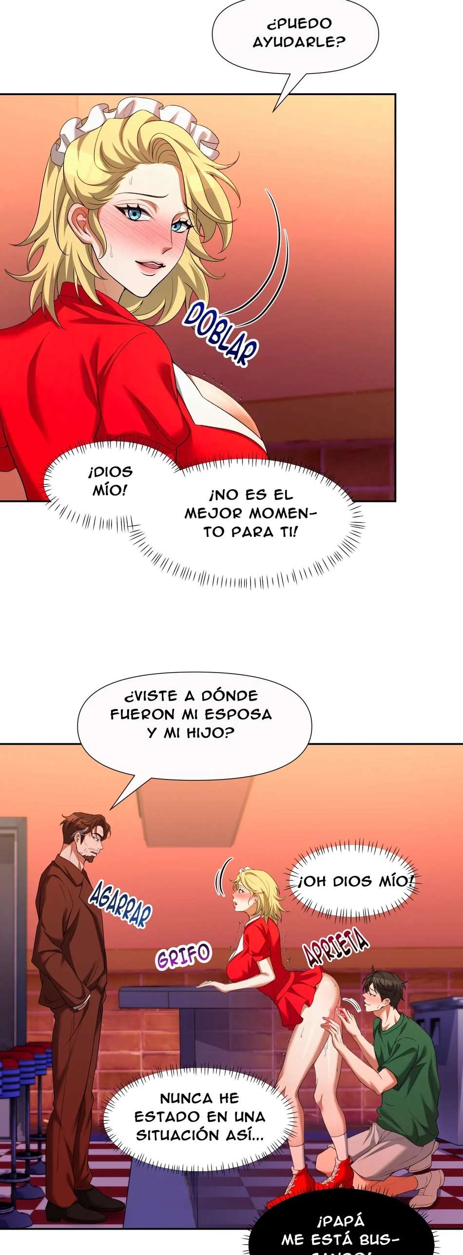 Viaje en el asiento trasero con mi madrastra Capitulo 7 página 28