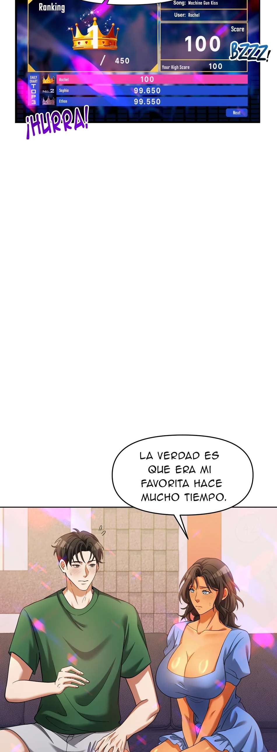 Viaje en el asiento trasero con mi madrastra Capitulo 9 página 34