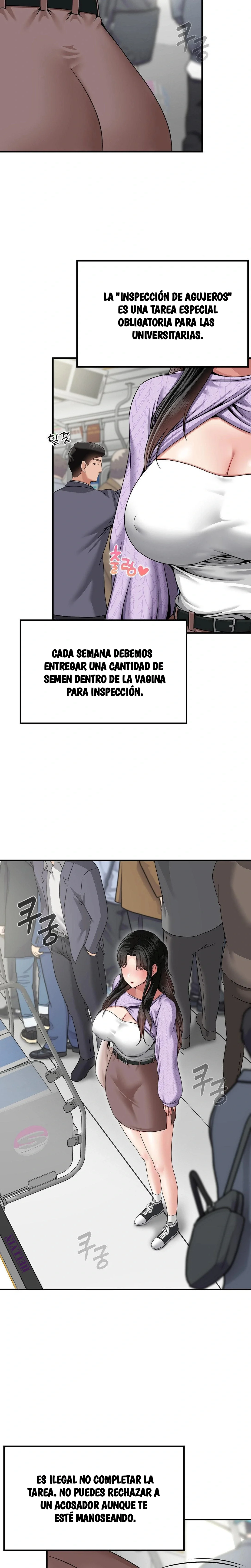¿La tarea es una inspección de agujeros…? Capitulo 14 página 29