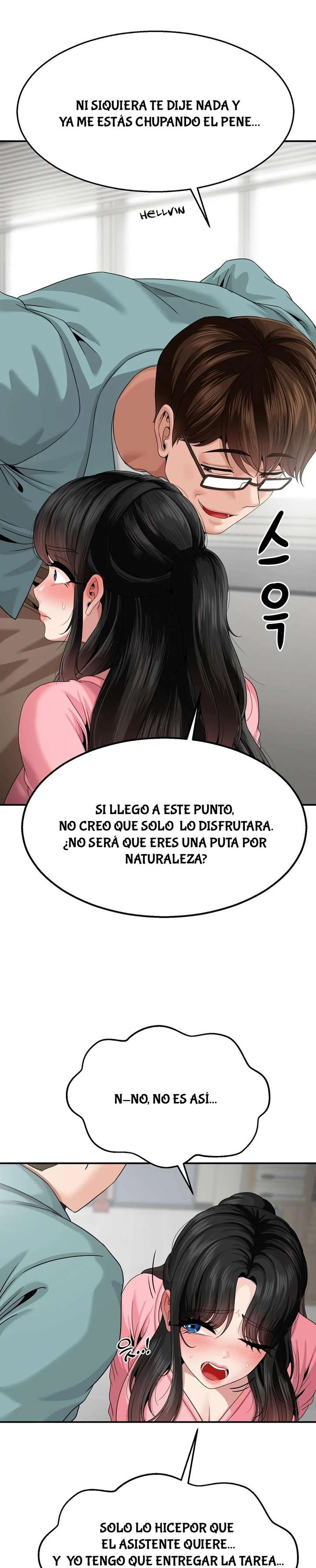 ¿La tarea es una inspección de agujeros…? Capitulo 5 página 22