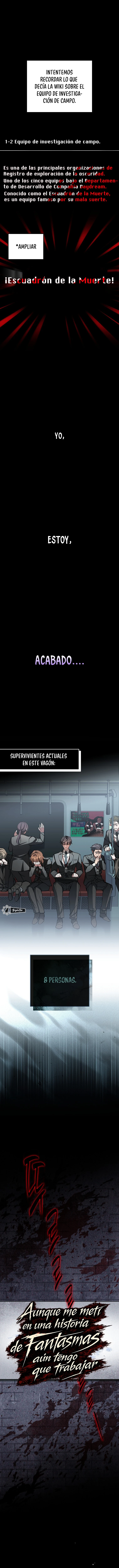 Aunque me metí en una historia de terror, aún tengo que ir a trabajar Capitulo 2 página 8