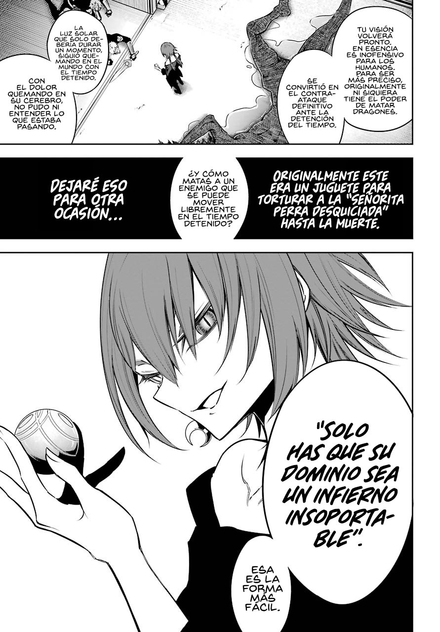 Ragna Crimson Capitulo 30: Curso intensivo de como vencer a alguien que detiene el tiempo página 36