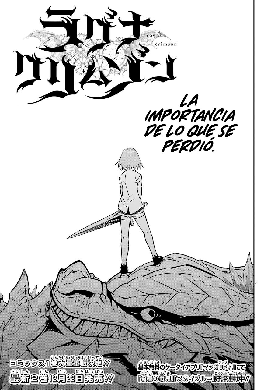 Ragna Crimson Capitulo 8.1: Mas alla de las llamas de la guerra (Parte 1) página 2