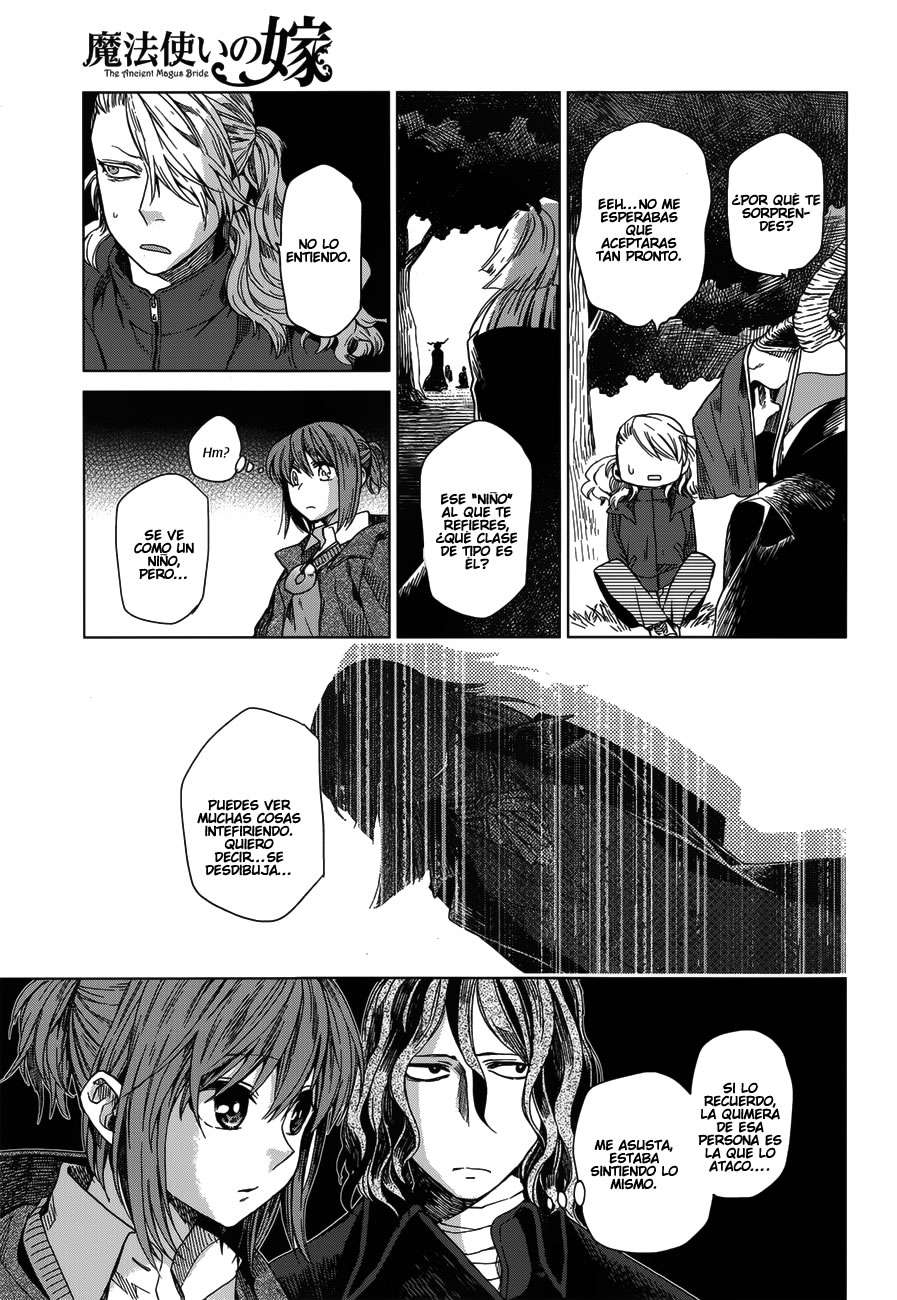 Mahou Tsukai No Yome Capitulo 10: Habla del diablo y el aparecera página 28