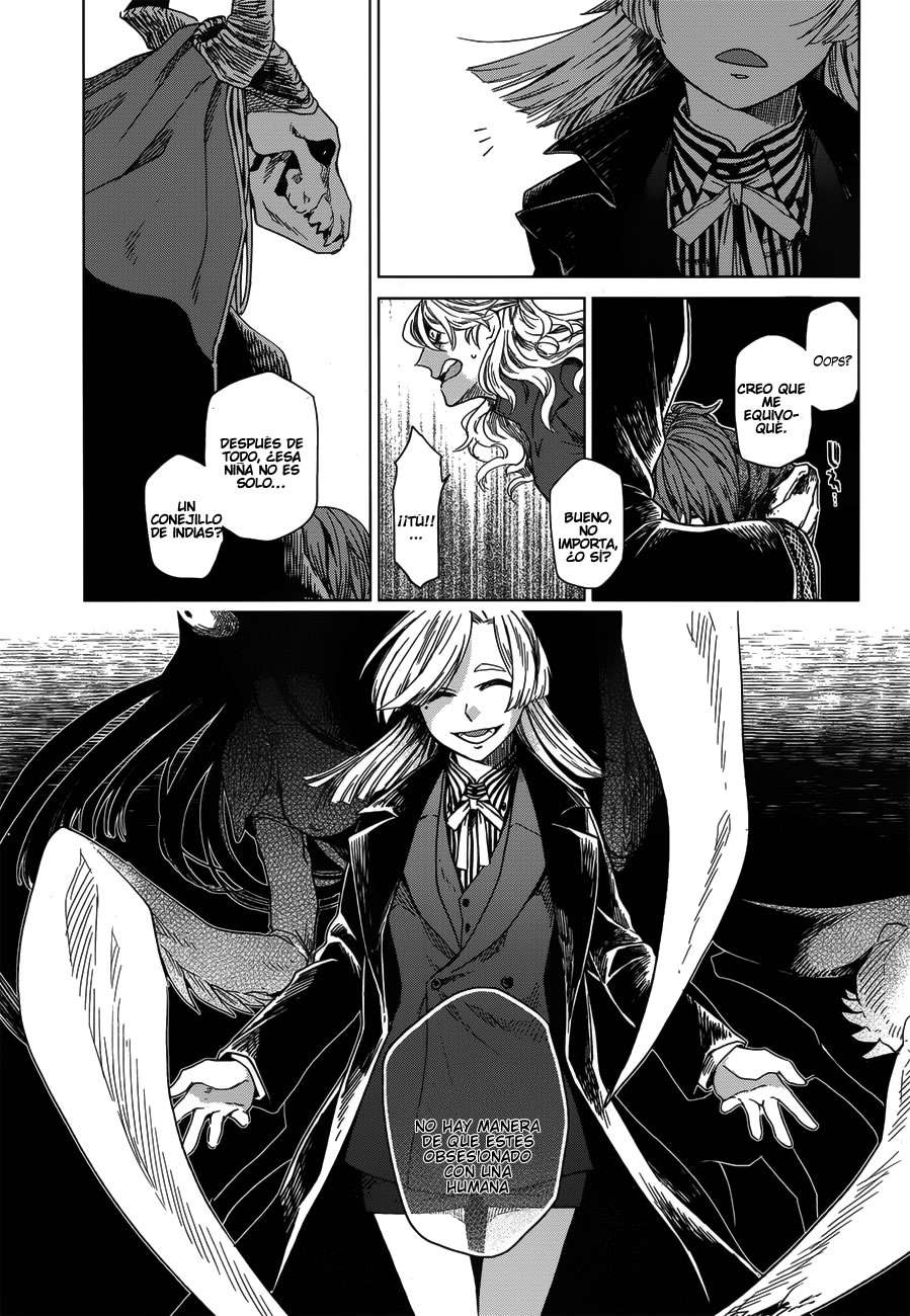 Mahou Tsukai No Yome Capitulo 10: Habla del diablo y el aparecera página 32