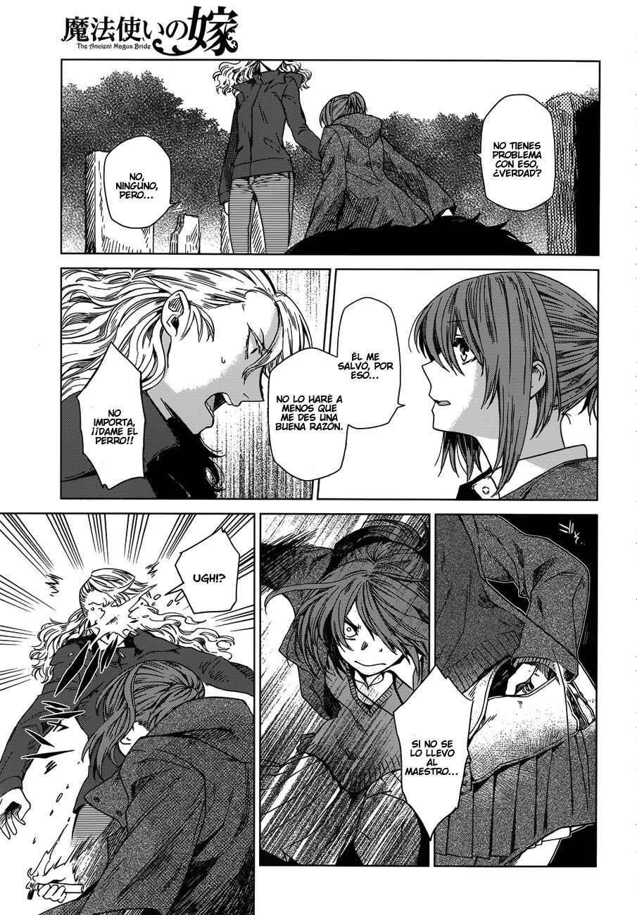 Mahou Tsukai No Yome Capitulo 10: Habla del diablo y el aparecera página 9
