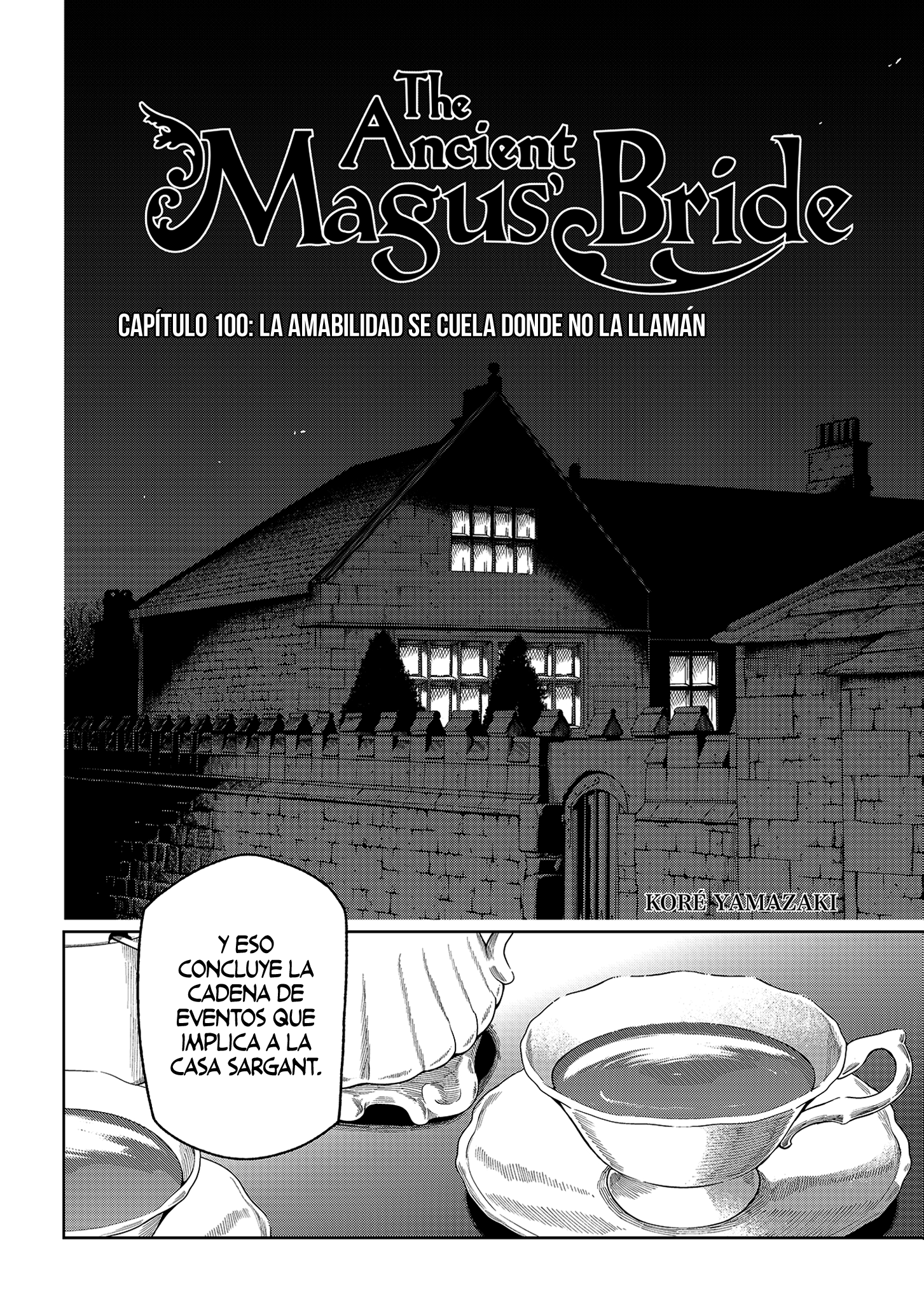 Mahou Tsukai No Yome Capitulo 100: La amabilidad se cuela donde no la llaman página 3