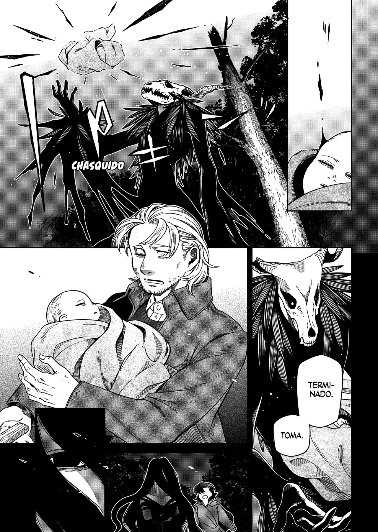 Mahou Tsukai No Yome Capitulo 102: Lluvia antes de las siete, despejado antes de las once. II página 32