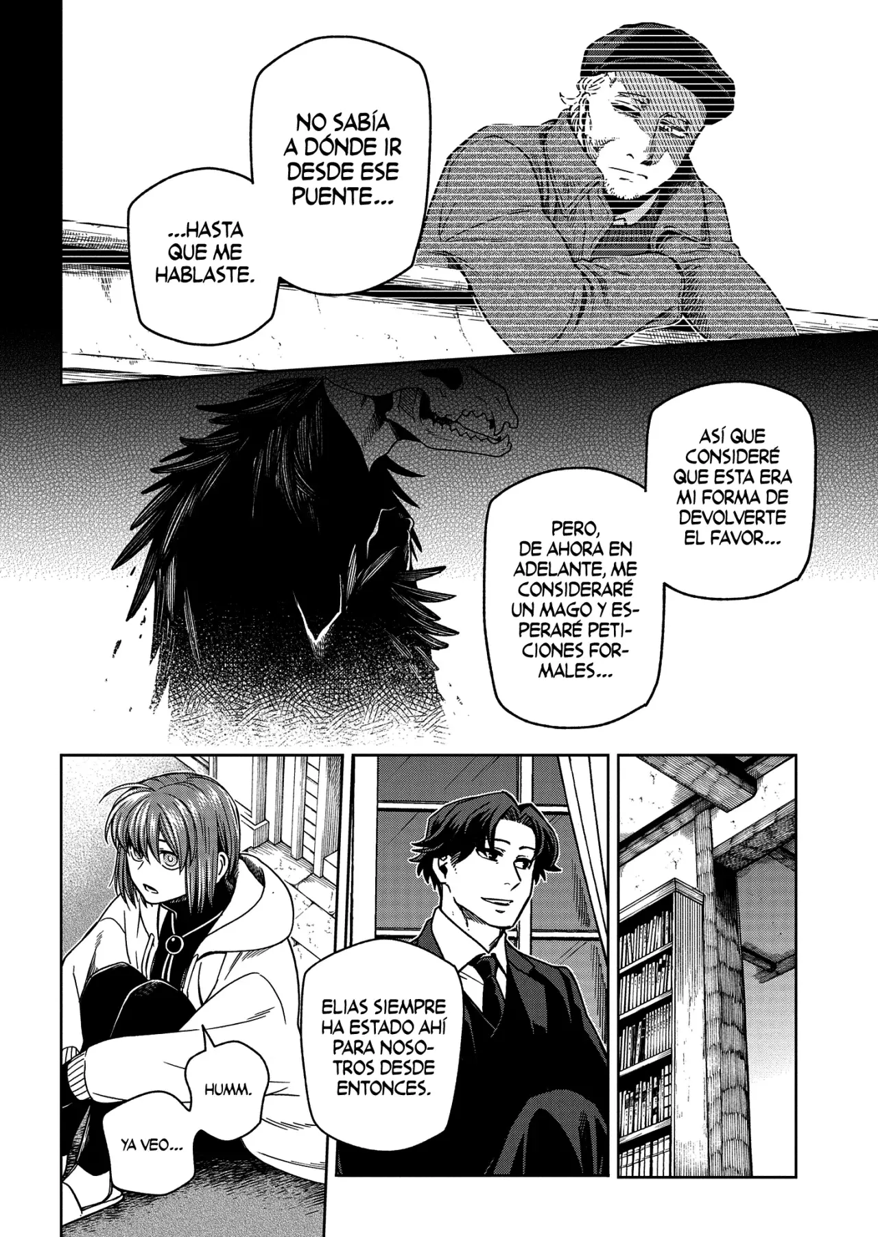 Mahou Tsukai No Yome Capitulo 102: Lluvia antes de las siete, despejado antes de las once. II página 35