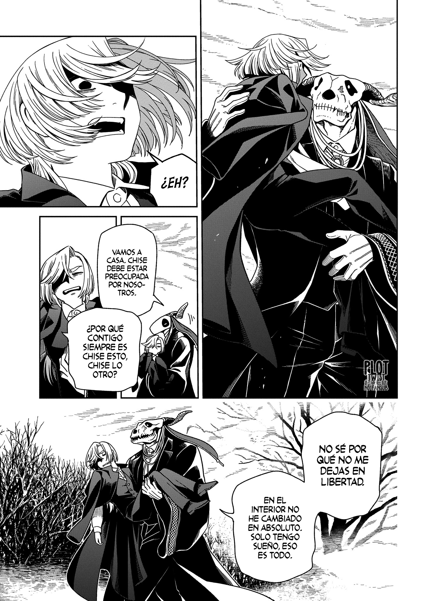 Mahou Tsukai No Yome Capitulo 103: Las pulgas grandes tienen pulgas pequeñas. I página 24