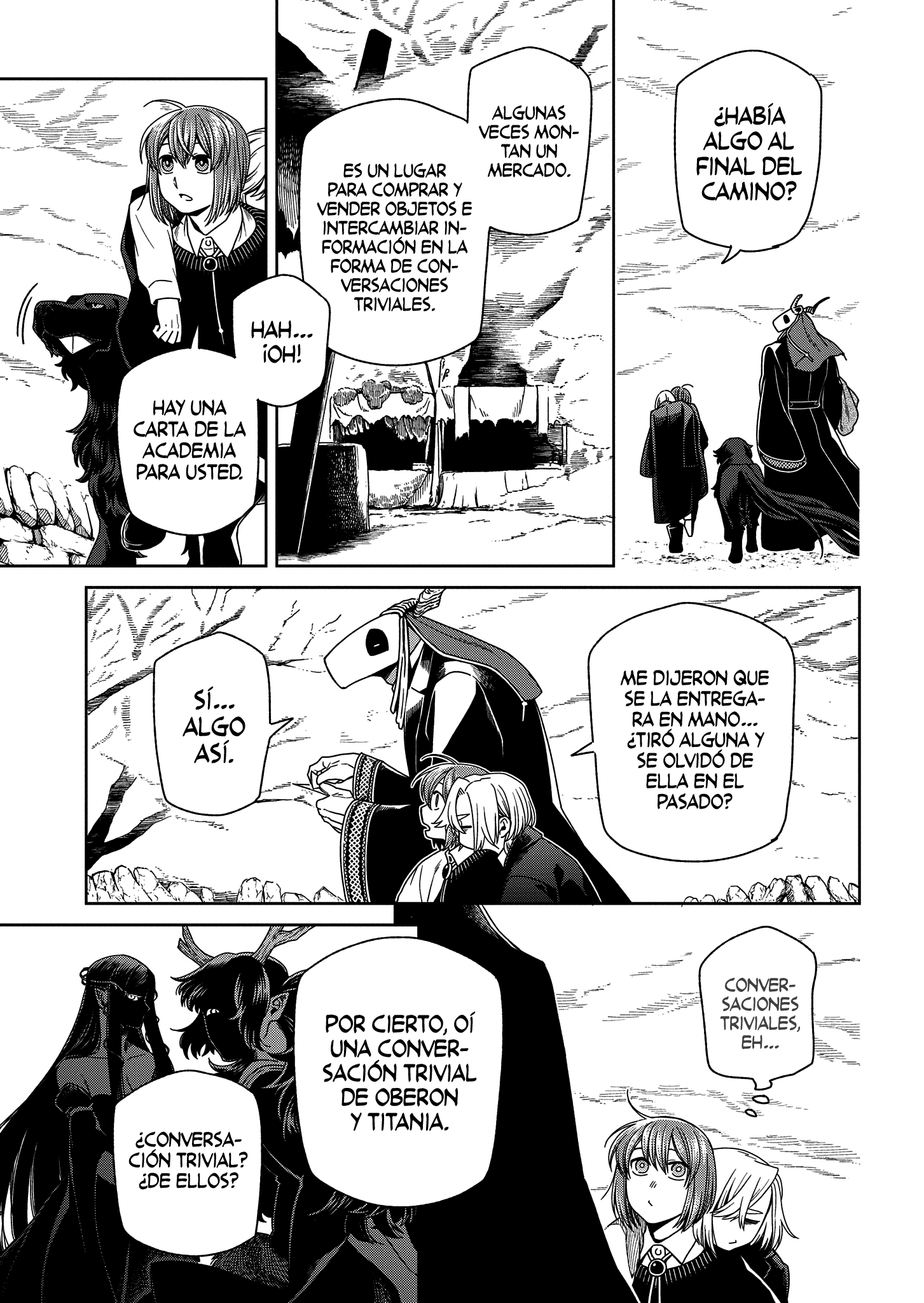 Mahou Tsukai No Yome Capitulo 103: Las pulgas grandes tienen pulgas pequeñas. I página 28