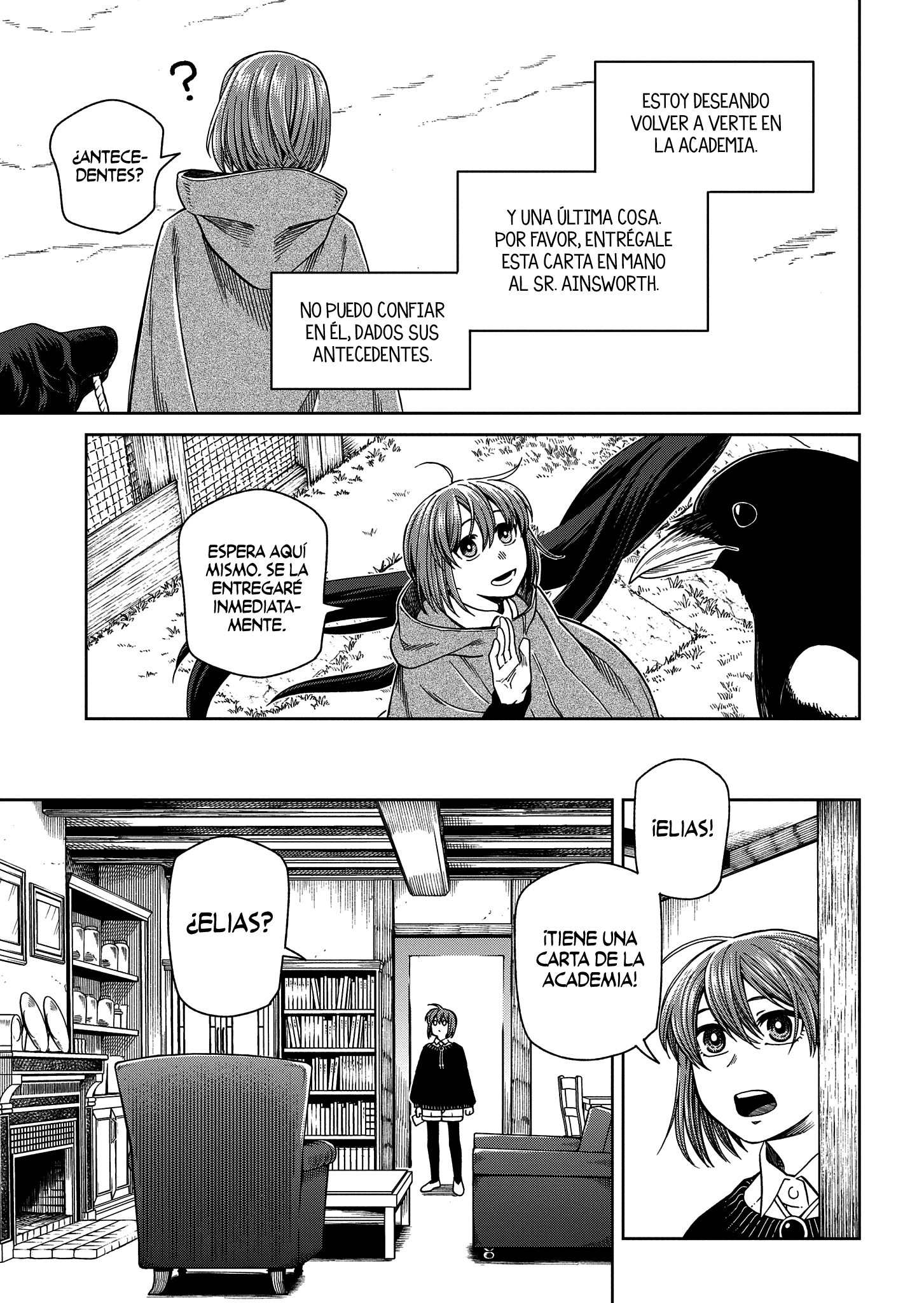 Mahou Tsukai No Yome Capitulo 103: Las pulgas grandes tienen pulgas pequeñas. I página 8