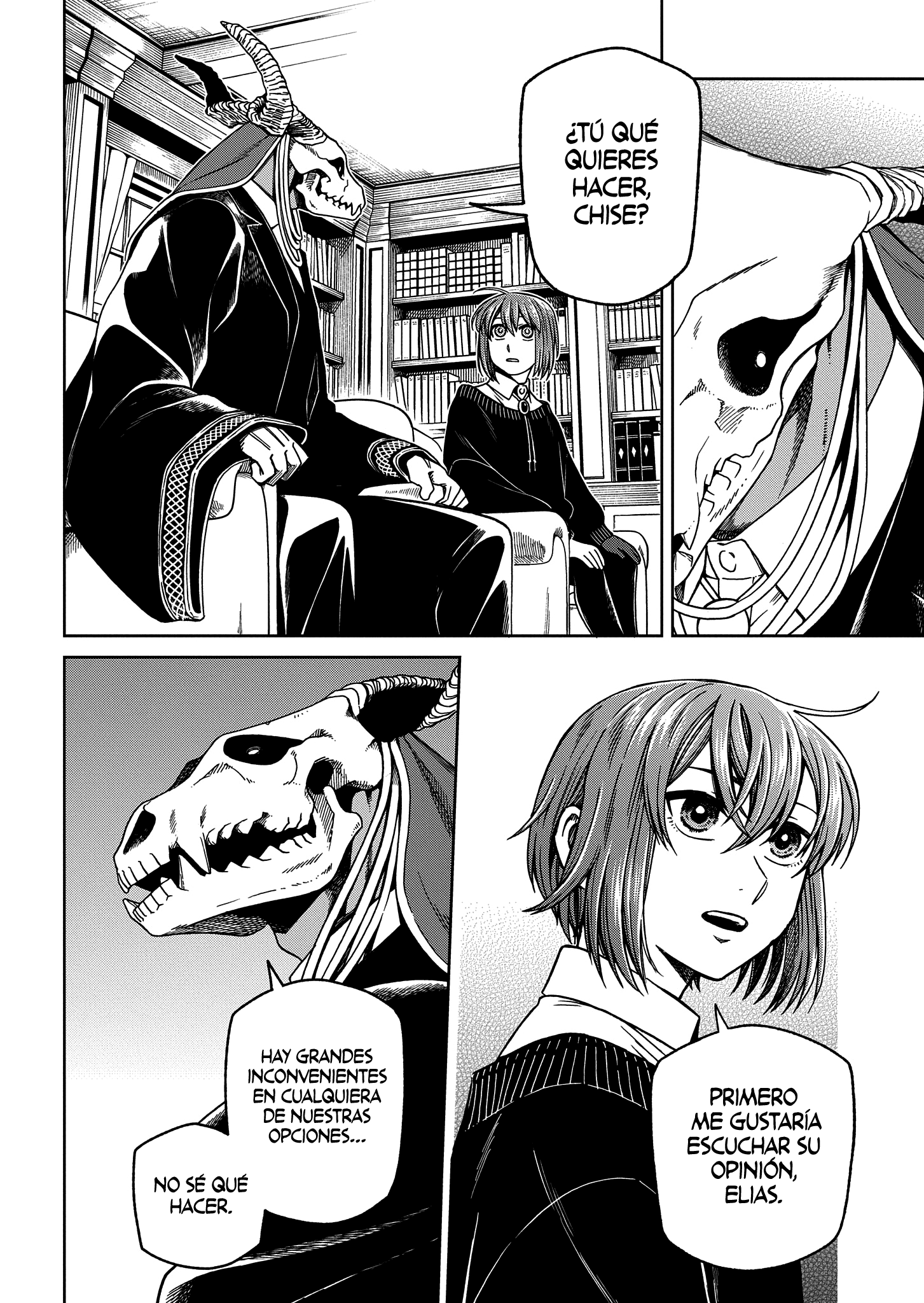 Mahou Tsukai No Yome Capitulo 104: Las pulgas grandes tienen pulgas pequeñas. II página 19