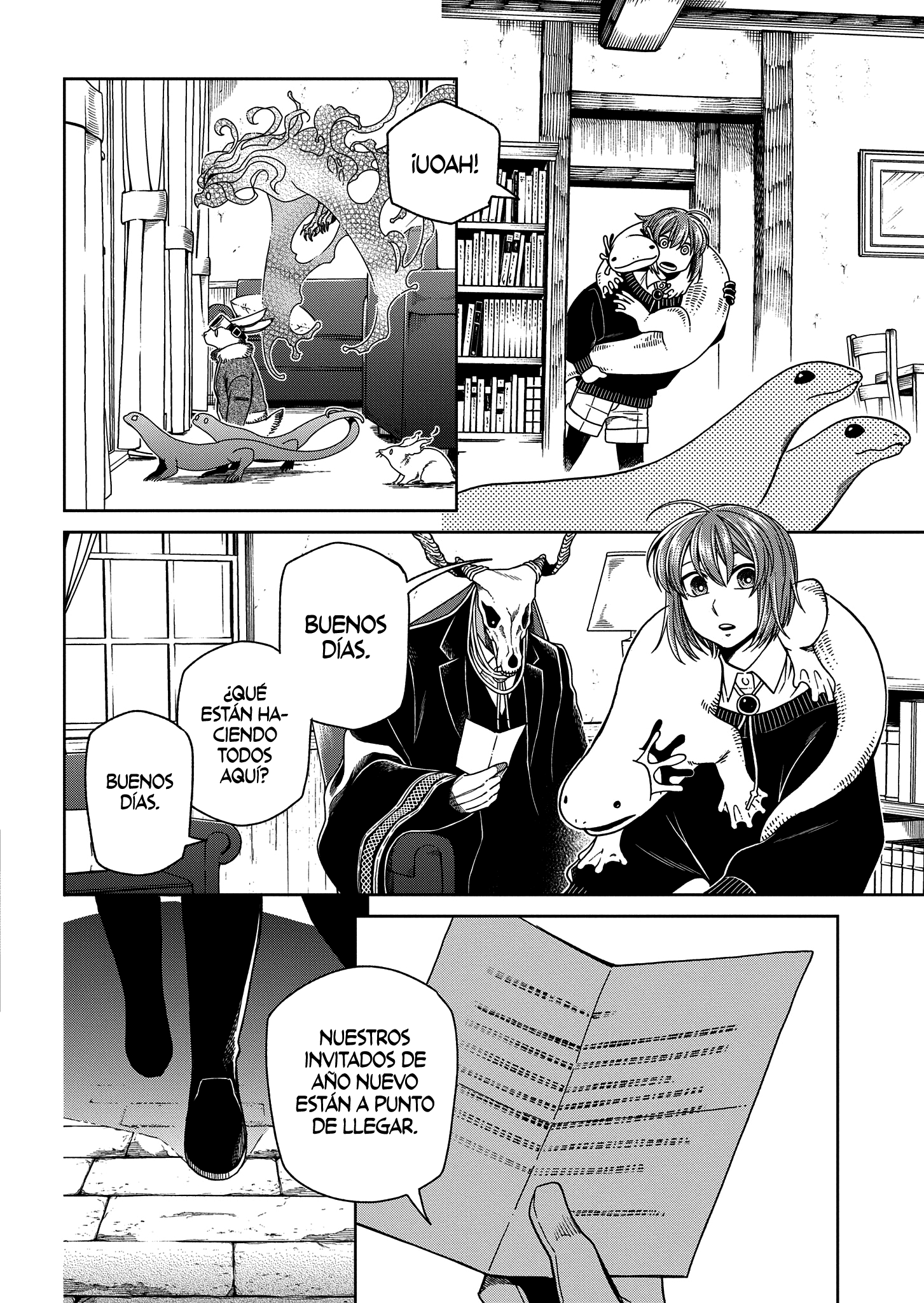 Mahou Tsukai No Yome Capitulo 104: Las pulgas grandes tienen pulgas pequeñas. II página 2