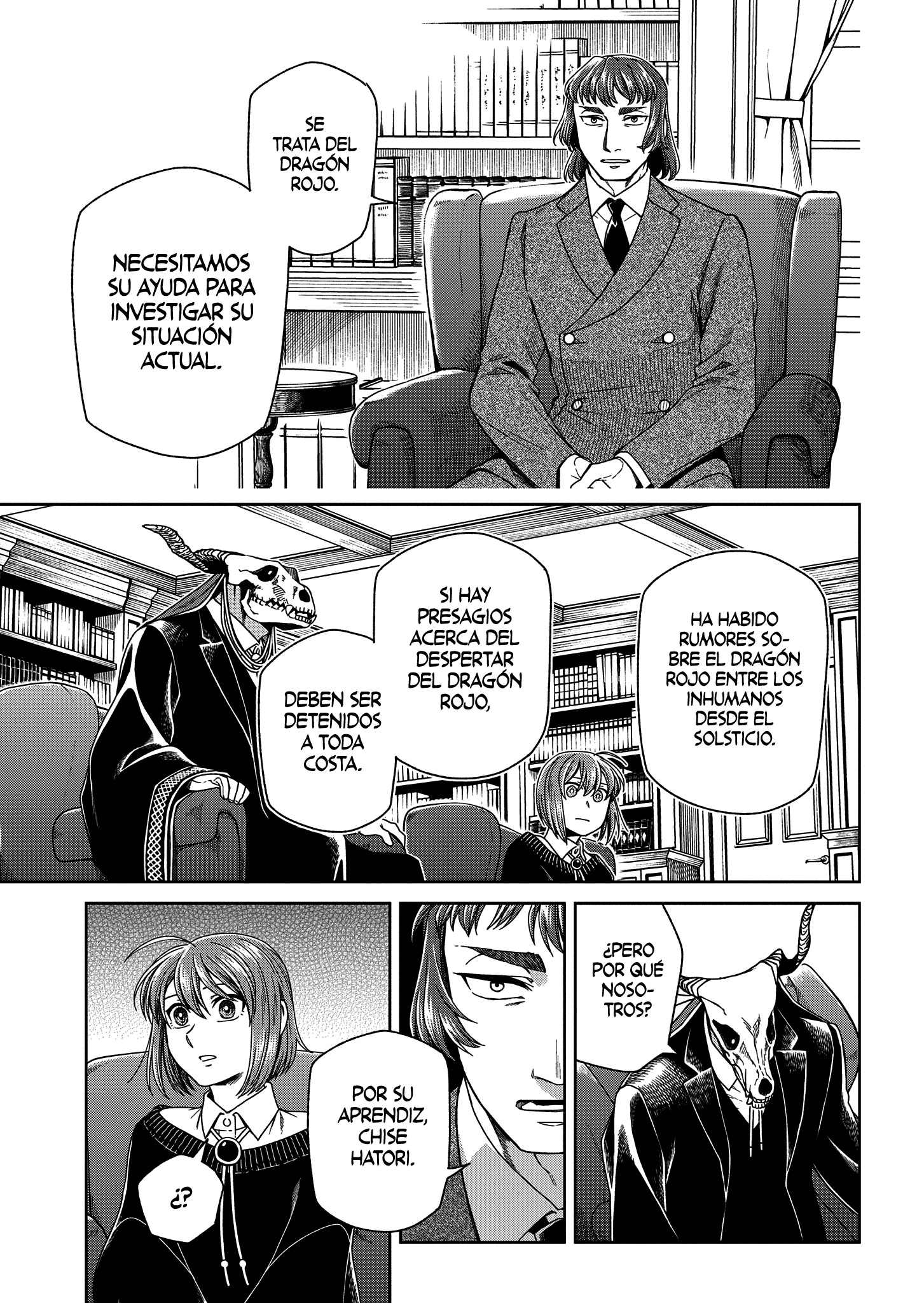 Mahou Tsukai No Yome Capitulo 104: Las pulgas grandes tienen pulgas pequeñas. II página 7